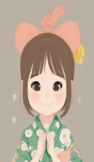 [LINE着せ替え] かわいい女性忍者 azG5xの画像1