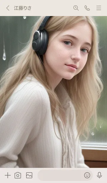 [LINE着せ替え] 甘い静かな女の子 - 春 Sv2Clの画像2