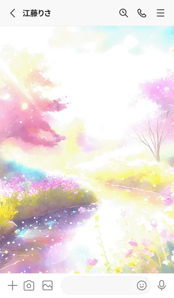 [LINE着せ替え] 優美な春の風景の着せかえ(Spring-226)の画像2