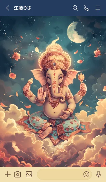 [LINE着せ替え] Ganesha, rich, prosperous,successful(JP)の画像2