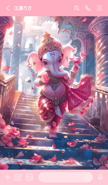 [LINE着せ替え] Ganesha, wishes fulfilled, rich(JP)の画像2