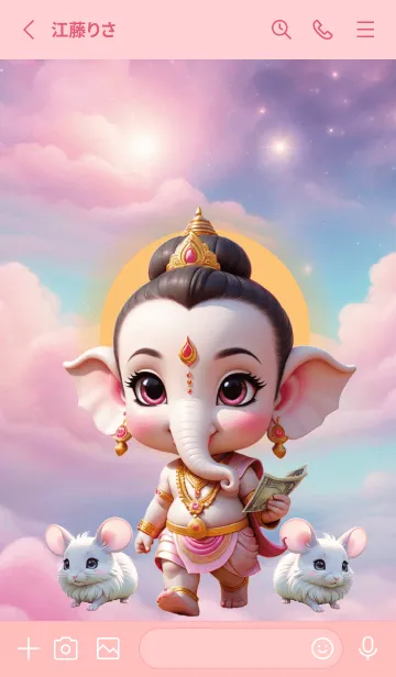 [LINE着せ替え] Ganesha : Money & Money Theme (JP)の画像2