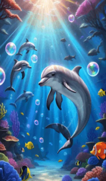 [LINE着せ替え] 海の幻想曲 #DaAIbC09。の画像1