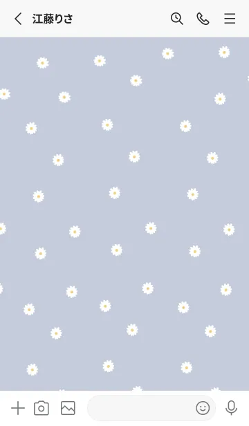 [LINE着せ替え] flowers bloom_naturalblueの画像2