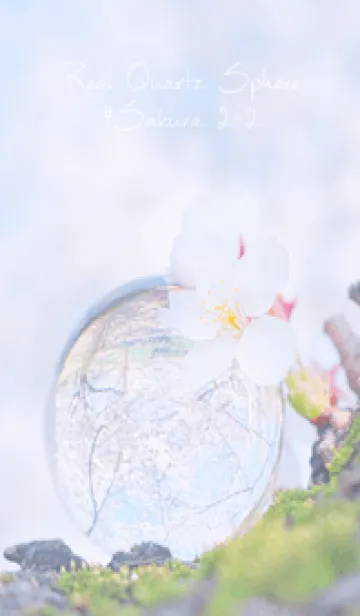 [LINE着せ替え] Real Quartz Sphere #Sakura 2-3の画像1