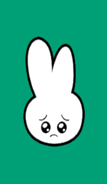 [LINE着せ替え] ぴえん うさぎ 205の画像1