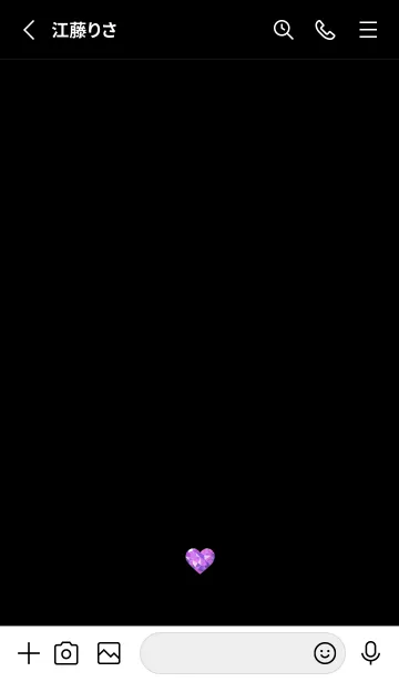 [LINE着せ替え] ダイアモンド ハート 10の画像2