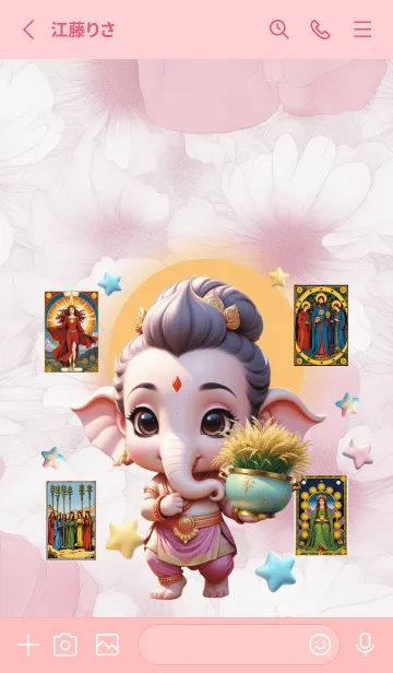 [LINE着せ替え] Ganesha : Money Flow & Love Tarot (JP)の画像2