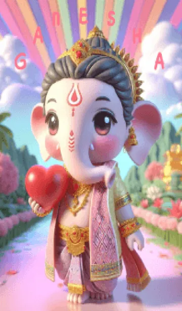 [LINE着せ替え] Ganesha : For Success & Money Flow (JP)の画像1