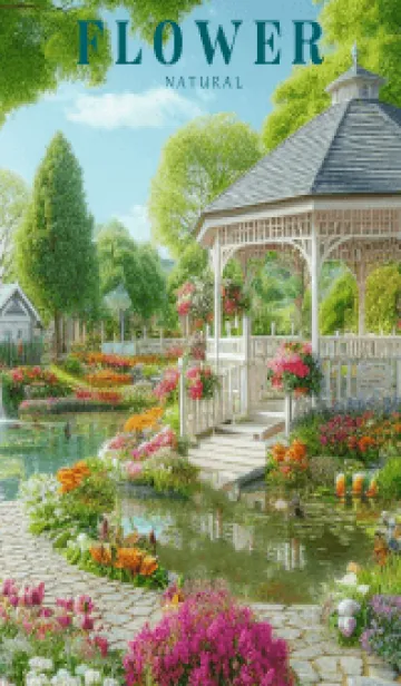 [LINE着せ替え] FLOWER GARDEN NATURAL 9の画像1