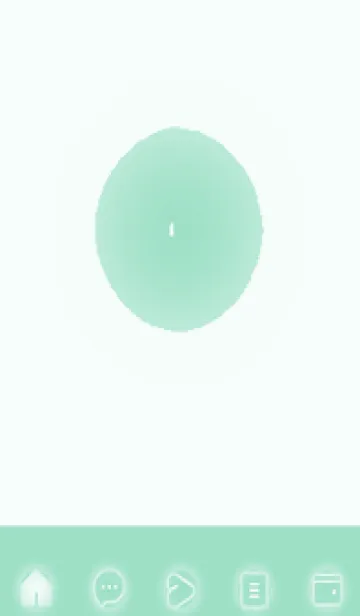 [LINE着せ替え] green color D115の画像1