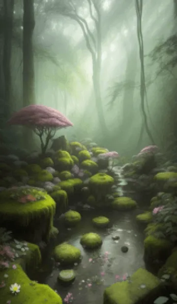 [LINE着せ替え] 静かな森 x7t7Mの画像1