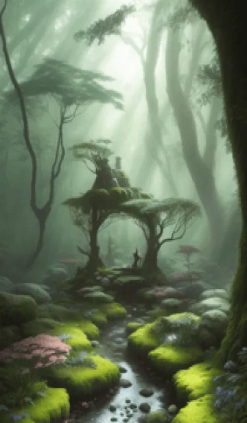 [LINE着せ替え] 静かな森 N6GIFの画像1