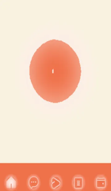 [LINE着せ替え] red color D60の画像1