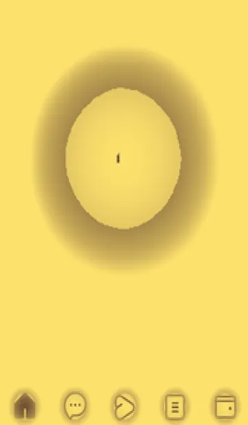 [LINE着せ替え] yellow color D56の画像1