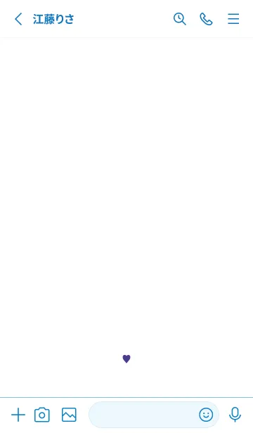 [LINE着せ替え] シンプル ミニ ハート .11の画像2