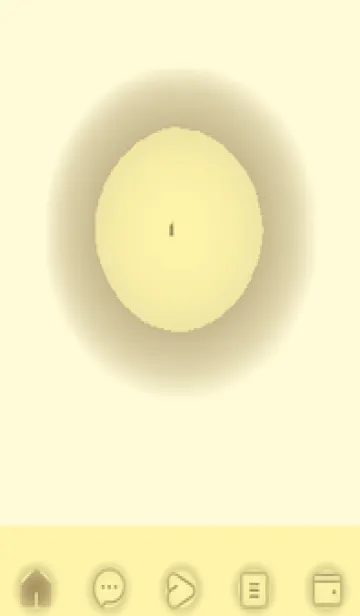 [LINE着せ替え] yellow color D60の画像1