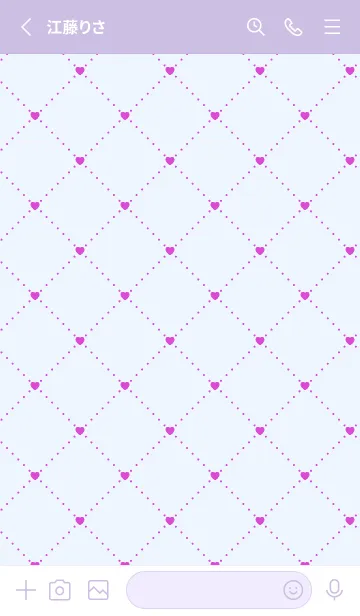 [LINE着せ替え] ハート レース .98の画像2