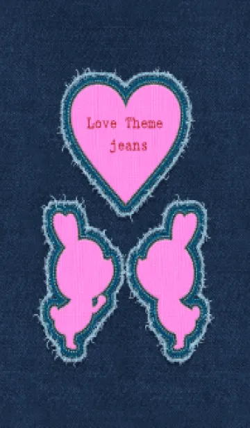 [LINE着せ替え] Love Theme - jeans 59の画像1