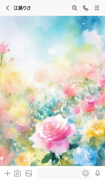 [LINE着せ替え] 薔薇(バラ)の花の着せかえ(R3532)の画像2