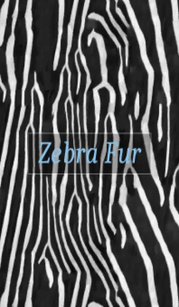 [LINE着せ替え] Zebra Fur 12の画像1