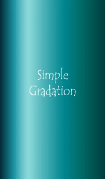 [LINE着せ替え] Simple Gradation -GlossyBlueGreen 3-の画像1