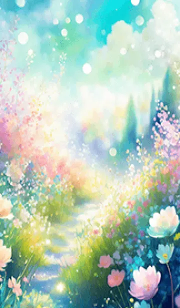 [LINE着せ替え] 優美な春の風景の着せかえ(Spring-239)の画像1