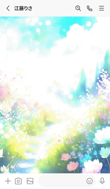 [LINE着せ替え] 優美な春の風景の着せかえ(Spring-239)の画像2