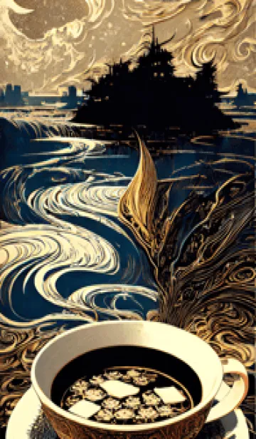 [LINE着せ替え] 午後のコーヒータイム mgw1Wの画像1