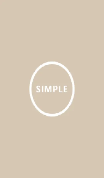[LINE着せ替え] beige gray simple circle04_1の画像1