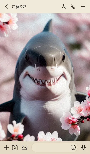 [LINE着せ替え] 浮世絵桜の季節 U3ONJの画像2