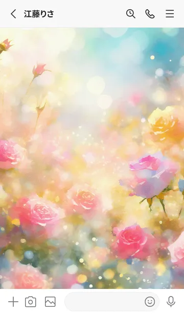 [LINE着せ替え] 薔薇(バラ)の花の着せかえ(R3540)の画像2