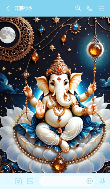 [LINE着せ替え] Ganesha:Wealthy, wishes come true.(JP)の画像2