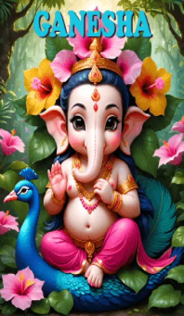 [LINE着せ替え] Ganesha, wealth, good luck ,rich,(JP)の画像1