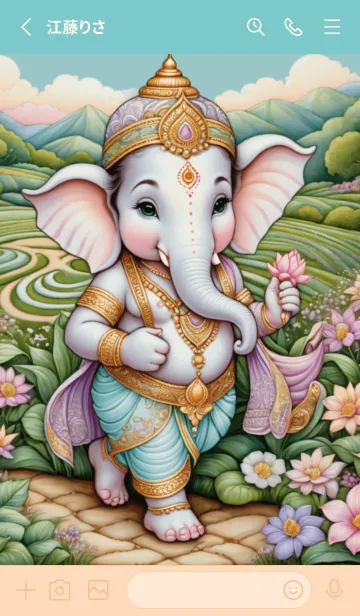 [LINE着せ替え] Ganesha: For Rich&business Theme (JP)の画像2