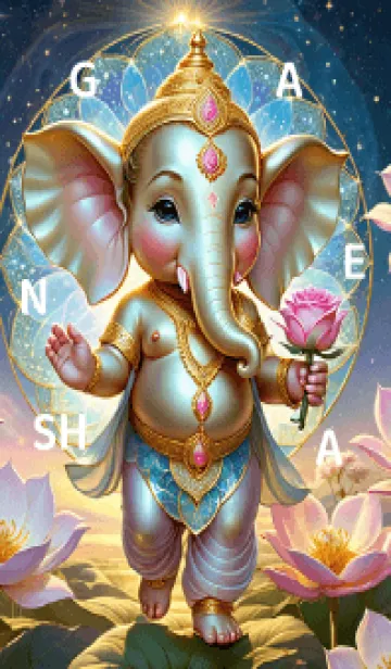 [LINE着せ替え] Ganesha For Money Flow & Rich Theme (JP)の画像1