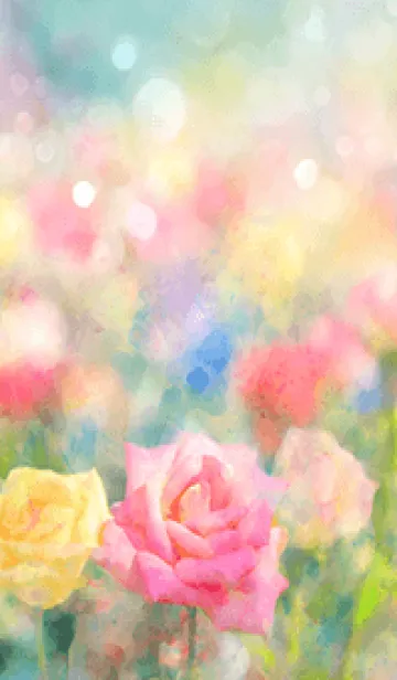 [LINE着せ替え] 薔薇(バラ)の花の着せかえ(R3550)の画像1