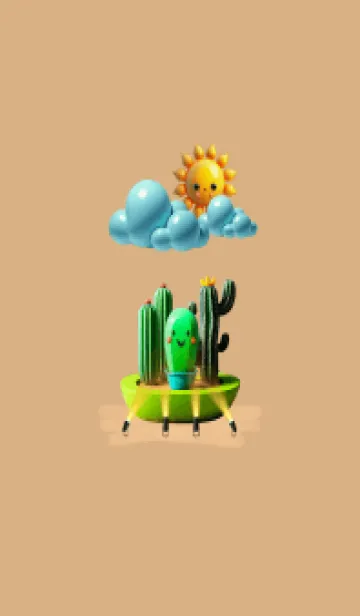 [LINE着せ替え] My Cactus Buddiesの画像1