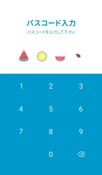 [LINE着せ替え] Fruit_Watermelon patternの画像4