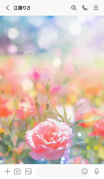 [LINE着せ替え] 薔薇(バラ)の花の着せかえ(R3547)の画像2