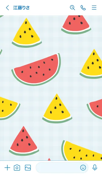 [LINE着せ替え] 大きいスイカ6の画像2