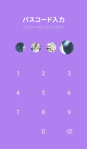 [LINE着せ替え] 夢幻の白いスノーヒョウ UrqJ2の画像4