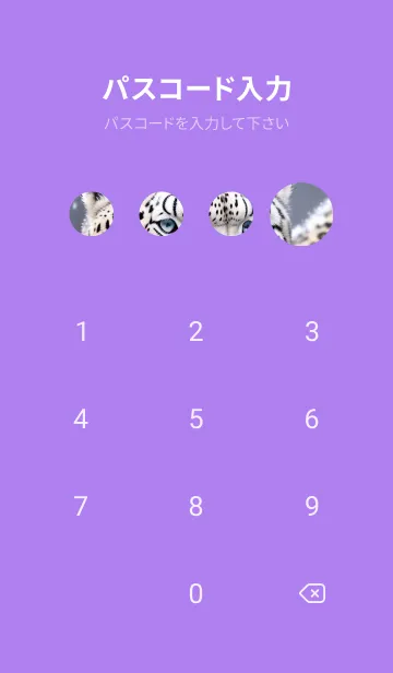 [LINE着せ替え] 夢幻の白いスノーヒョウ 16LgWの画像4