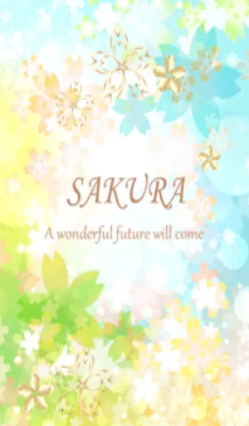 [LINE着せ替え] 幸運が次々と訪れる桜の開運パワー・11の画像1