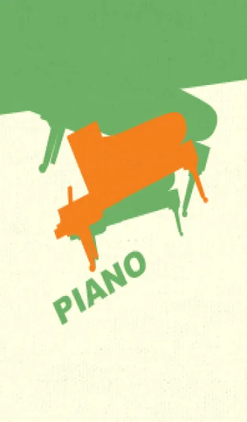 [LINE着せ替え] Piano CLR ナスタチウムオレンジの画像1