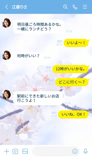 [LINE着せ替え] Sakura Photo 271 Not AIの画像3