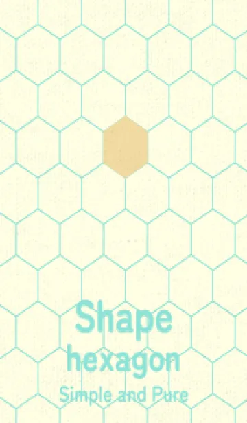 [LINE着せ替え] 六角形のきせかえ 砥粉色の画像1