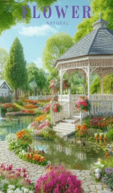 [LINE着せ替え] FLOWER GARDEN NATURAL 10の画像1