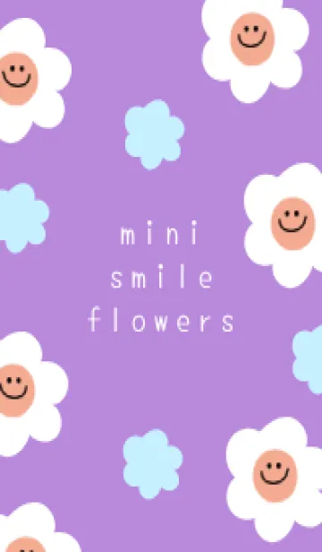 [LINE着せ替え] ミニ スマイル フラワーズ 2の画像1