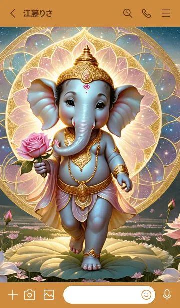 [LINE着せ替え] Ganesha  Debt Entirely & Rich Theme (JP)の画像2